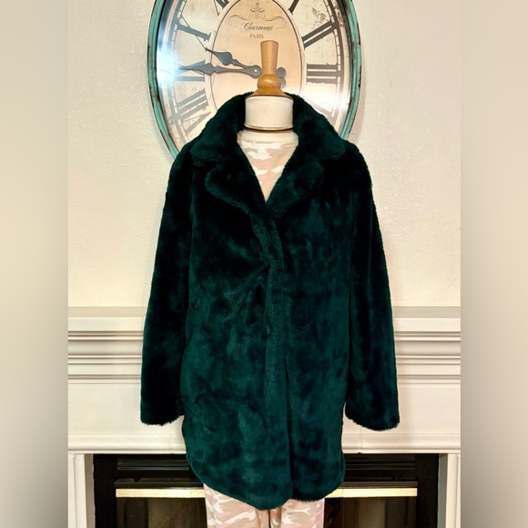 Ci Sono Long Fur Faux Coat - Picture 3 of 11